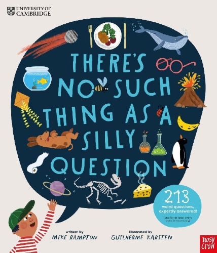 Buchcover und Innenansicht für das Buch: University of Cambridge: There's No Such Thing as a Silly Question