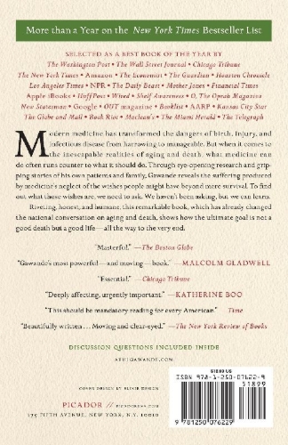 Buchcover und Innenansicht für das Buch: Being Mortal