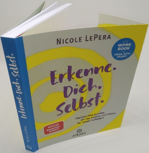 Buchcover und Innenansicht für das Buch: How To Meet Your Self (Workbook)