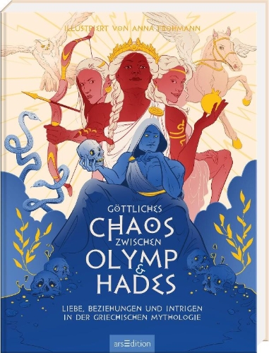Buchcover und Innenansicht für das Buch: Göttliches Chaos zwischen Olymp und Hades