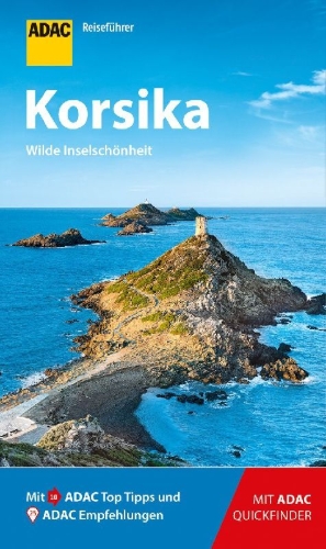 Buchcover und Innenansicht für das Buch: ADAC Reiseführer Korsika