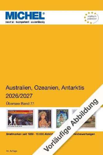 Buchcover und Innenansicht für das Buch: Australien/Ozeanien/Antarktis 2026/2027 Band 1 A-M