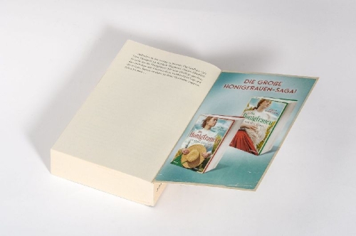 Buchcover und Innenansicht für das Buch: Die Honigfrauen - Ein Sturm zieht auf