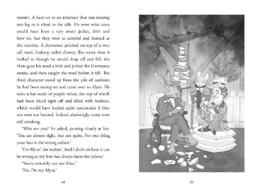 Buchcover und Innenansicht für das Buch: Alice With a Why