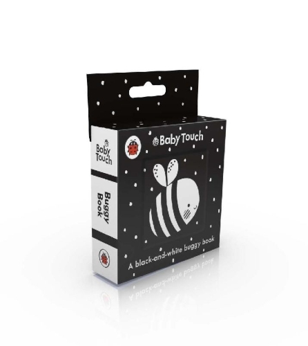 Buchcover und Innenansicht für das Buch: Baby Touch: A black-and-white buggy book