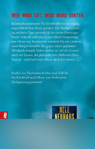 Buchcover und Innenansicht für das Buch: Wer Wind sät