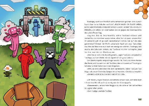 Buchcover und Innenansicht für das Buch: Die Rückkehr der Klone