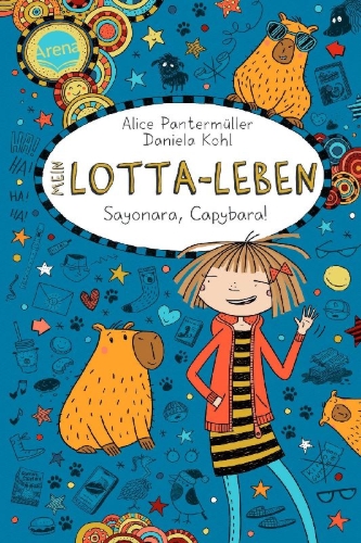 Buchcover und Innenansicht für das Buch: Mein Lotta-Leben (23). Sayonara, Capybara!