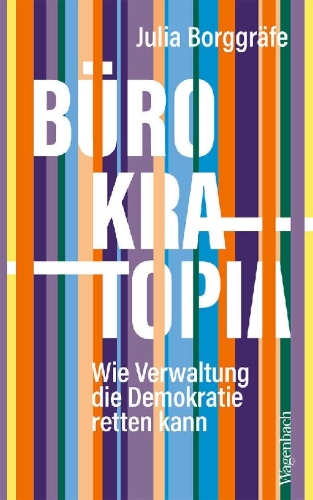Buchcover und Innenansicht für das Buch: Bürokratopia