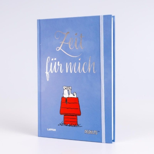 Buchcover und Innenansicht für das Buch: Peanuts Geschenkbuch: Zeit für mich