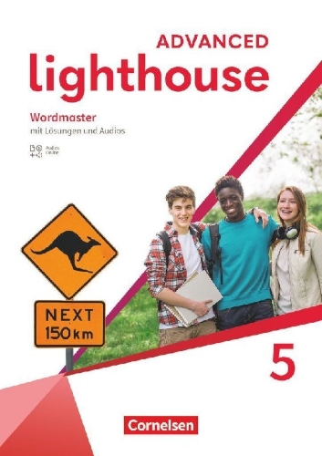 Buchcover und Innenansicht für das Buch: Lighthouse Band 5: 9. Schuljahr - Advanced Edition - Wordmaster mit Lösungen und Audios
