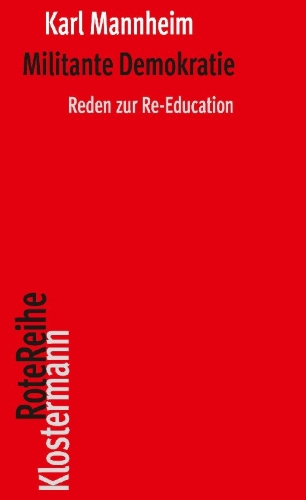 Buchcover und Innenansicht für das Buch: Militante Demokratie