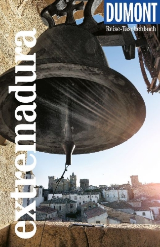 Buchcover und Innenansicht für das Buch: DUMONT Reise-Taschenbuch Reiseführer Extremadura