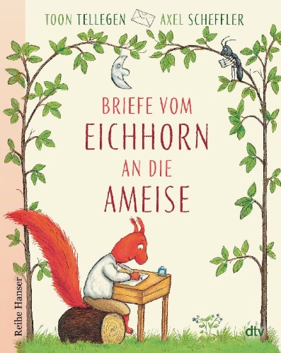Buchcover und Innenansicht für das Buch: Briefe vom Eichhorn an die Ameise
