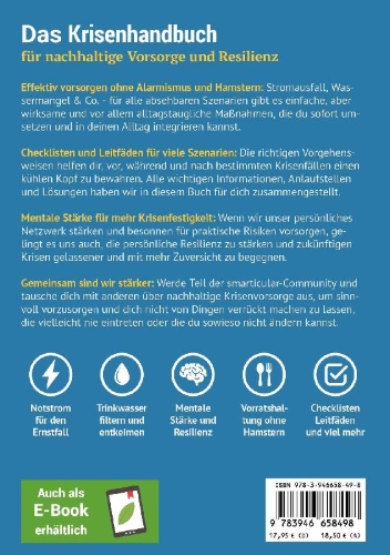 Buchcover und Innenansicht für das Buch: Das Krisenhandbuch