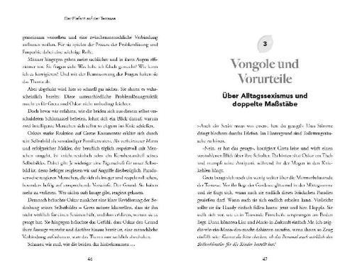 Buchcover und Innenansicht für das Buch: Was Frauen verstehen und Männer nicht sagen
