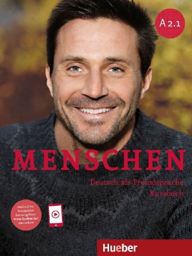 Buchcover und Innenansicht für das Buch: Menschen A2/1.  Kursbuch