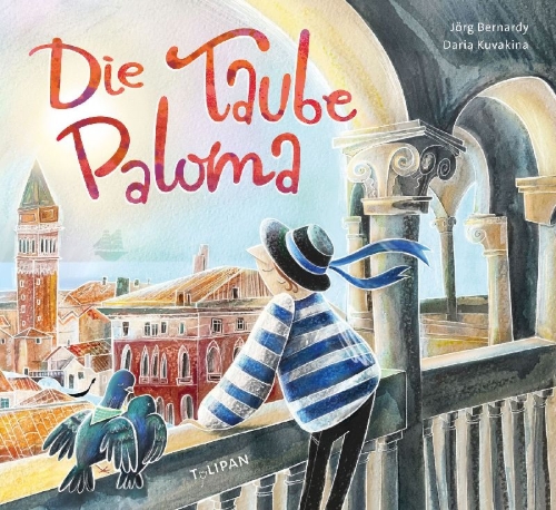 Buchcover und Innenansicht für das Buch: Die Taube Paloma
