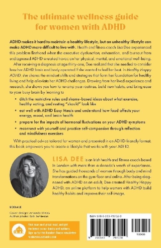 Buchcover und Innenansicht für das Buch: Healthy Happy ADHD