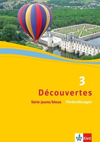 Buchcover und Innenansicht für das Buch: Découvertes Série jaune und bleue 3. Förderübungen