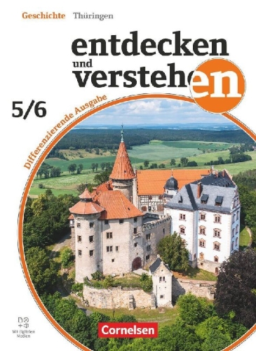 Buchcover und Innenansicht für das Buch: Entdecken und verstehen Band 1: 5./6. Schuljahr - Geschichtsbuch - Differenzierende Ausgabe Thüringen ab 2026 - Schulbuch mit digitalen Medien