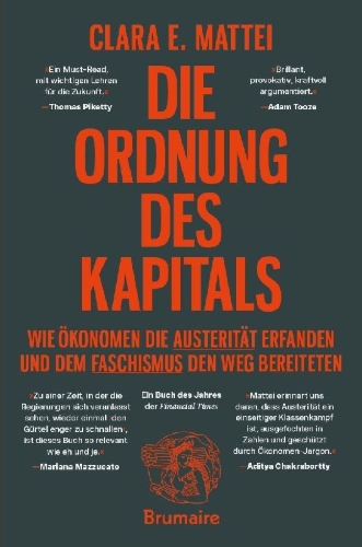 Buchcover und Innenansicht für das Buch: The Capital Order