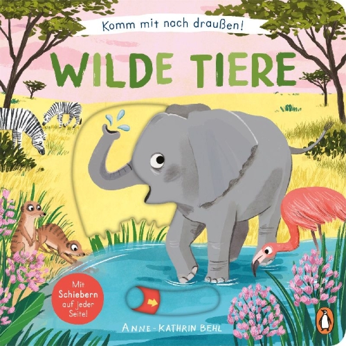 Buchcover und Innenansicht für das Buch: Big Outdoors for Little Explorers: Safari