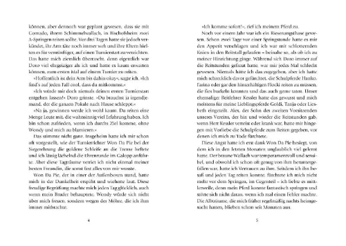 Buchcover und Innenansicht für das Buch: Charlottes Traumpferd 4: Erste Liebe, erstes Turnier