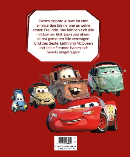 Buchcover und Innenansicht für das Buch: Disney Cars: Meine ersten Freunde