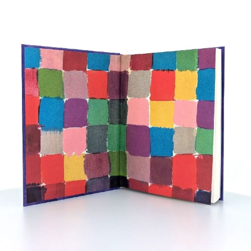 Buchcover und Innenansicht für das Buch: Die Engel von Paul Klee. Immerwährender Kalender