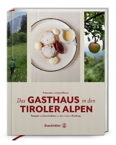 Buchcover und Innenansicht für das Buch: Das Gasthaus in den Tiroler Alpen