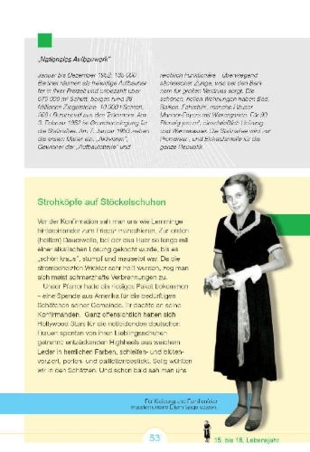 Buchcover und Innenansicht für das Buch: Aufgewachsen in der DDR - Wir vom Jahrgang 1937 - Kindheit und Jugend