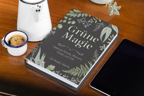 Buchcover und Innenansicht für das Buch: Grüne Magie