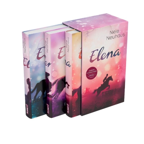 Buchcover und Innenansicht für das Buch: Elena - Ein Leben für Pferde