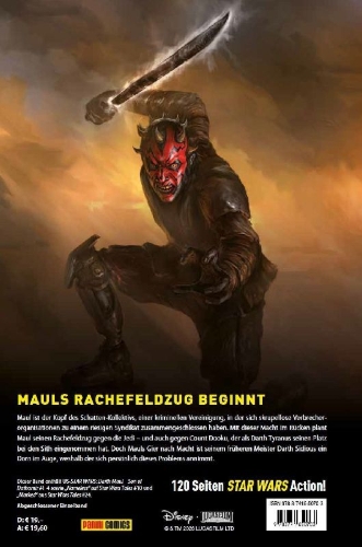 Buchcover und Innenansicht für das Buch: US-Star Wars: Darth Maul - Son of Dathomir #1-#4, Nameless aus Star Wars Tales #10, Marked aus Star Wars Tales #24