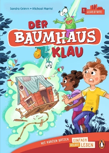 Buchcover und Innenansicht für das Buch: Der Baumhaus-Klau
