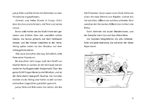 Buchcover und Innenansicht für das Buch: Die drei ??? Kids, 07, Gruft der Piraten