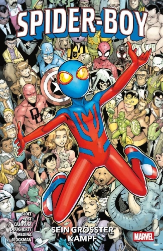Buchcover und Innenansicht für das Buch: Kidpool/Spider-Boy (2025) #1; Spider-Boy (2024) #17-#20
