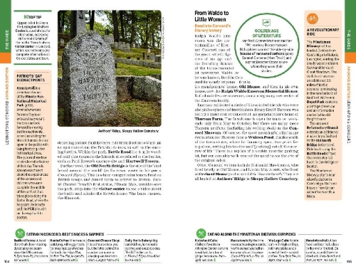 Buchcover und Innenansicht für das Buch: Lonely Planet New England