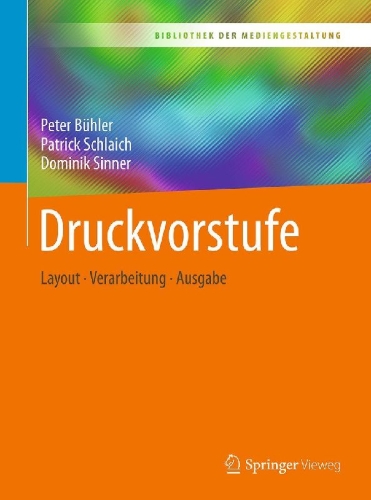Buchcover und Innenansicht für das Buch: Druckvorstufe