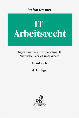 Buchcover und Innenansicht für das Buch: IT-Arbeitsrecht