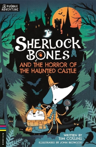 Buchcover und Innenansicht für das Buch: Sherlock Bones 04 and the Horror of the Haunted Castle