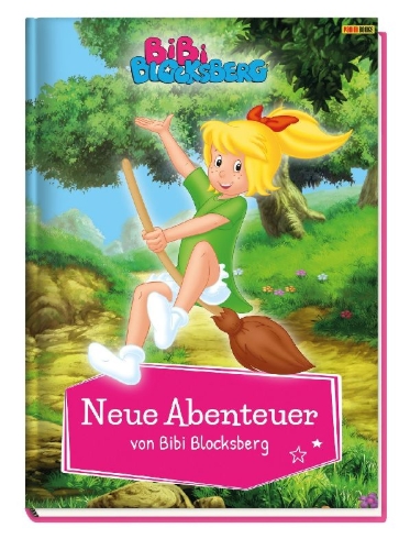 Buchcover und Innenansicht für das Buch: Bibi Blocksberg: Neue Abenteuer von Bibi Blocksberg