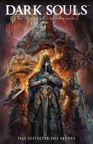 Buchcover und Innenansicht für das Buch: Dark Souls: The Age of Fire