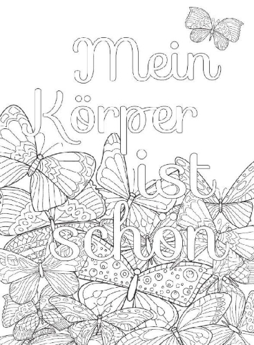 Buchcover und Innenansicht für das Buch: Malbuch für Erwachsene