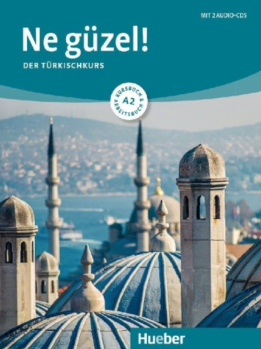 Buchcover und Innenansicht für das Buch: Ne güzel! A2 / Kurs- und Arbeitsbuch mit 2 Audio-CDs