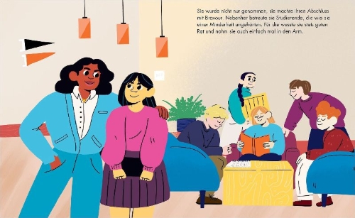 Buchcover und Innenansicht für das Buch: Little People, Big Dreams: Michelle Obama