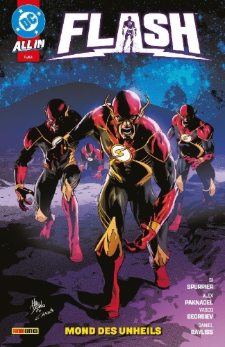 Buchcover und Innenansicht für das Buch: The Flash 20-25; The Flash: Bad Moon Rising Special 1