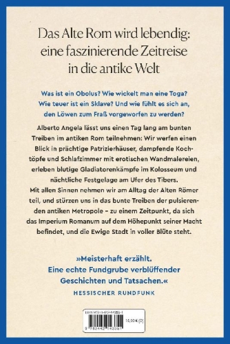 Buchcover und Innenansicht für das Buch: Ein Tag im Alten Rom