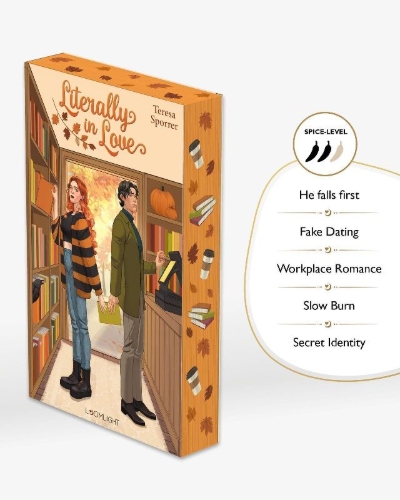 Buchcover und Innenansicht für das Buch: Literally in Love
